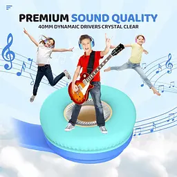 Бездротові дитячі Bluetooth навушники JoySpark з мікрофоном, до 60 год - мініатюра 7