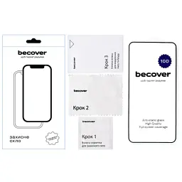 Скло захисне BeCover Samsung Galaxy S25 SM-S931 10D Black (712721) - мініатюра 3