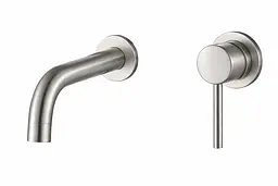 Змішувач для умивальника VBI Milano прихованого монтажу nickel VBI-050102NI