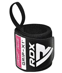 Бинти для зап'ясть (кистьові бинти) RDX GYM WRIST WRAP R11 BLACK/PINK (WAH-WR11BP)