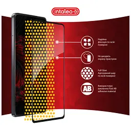 Скло захисне Intaleo Full Glue Moto G75 Black (1283126607400) - мініатюра 7