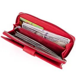 Жіночий шкіряний гаманець ST Leather 19х9,5х2,5 см acs0016017 - мініатюра 4