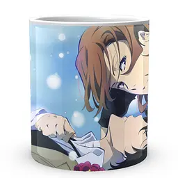 Кухоль GeekLand Bungou Stray Dogs Проза Бродячих Псів Чуя Дазай BSD 01 330 мл білий - мініатюра 2