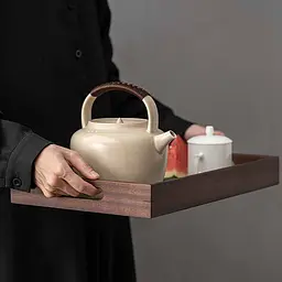 Таця з горіха, 38х25х4,5см - мініатюра 5