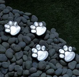 Світильник Solar Paw Print Lights на сонячній батареї 4 шт. - мініатюра 2