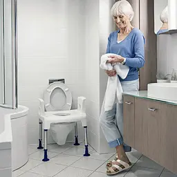Душовий стілець-туалет Invacare Aquatec PICO 3-в-1 (1525887-2842) - мініатюра 3