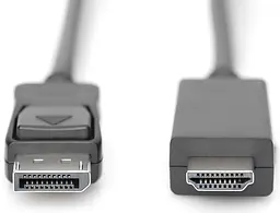 Кабель Digitus DisplayPort > HDMI (M/M), 2м, чорний teh0013704 - мініатюра 3