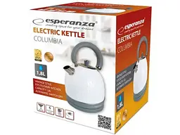 Електрочайник Esperanza COLAMBIA EKK034W - мініатюра 2