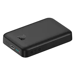 Зовнішній MagSafe акумулятор Baseus Power Bank 10000mAh 20W (PPCX030001) Black - мініатюра 5