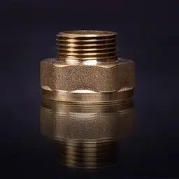 Перехідник Lexline К.0606-1"х1 1/2" НВ посилений латунь 30412 - мініатюра 2