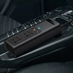 Автомобильний інвертор Baseus In-car Inverter 150W (220V CN/EU) black - мініатюра 5