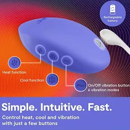 Вібратор We-Vibe Temp (Blue) - мініатюра 9