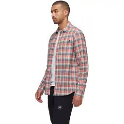 Сорочка Mammut Trovat Summer Longsleeve Shirt Men L silver sage-red - мініатюра 3