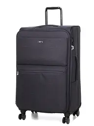 Валіза велика L тканинна з розширенням Airtex 828 78×48×34см 113л Сірий - мініатюра 1