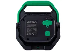 Прожектор вуличний світлодіодний LED акумуляторний Apro 10 Вт Li-Ion - мініатюра 6