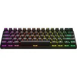 Клавіатура SteelSeries Apex Pro Mini RGB OmniPoint Switches Wireless Black (64842) - мініатюра 2