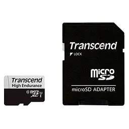Карта пам'яті Transcend 64GB microSDXC C10 UHS-I U1 High Endurance (85TB) (TS64GUSD350V)