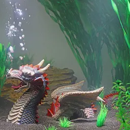 Декорація дракон Hobby Red Dragon 2 31.5x16x13.5 см (32069) - мініатюра 6