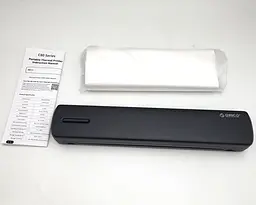 Термо принтер A4 портативний акумуляторний 2000mAh Bluetooth без чорнильного бездротового друку документів тату через мобільний додаток APP Portable Thermal Printer UKC ORICO C80 - мініатюра 3