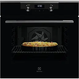 Electrolux Духовий шафа Electrolux електричний, 72л, A+, пара, дисплей, конвекція, телескопічні напрямні, чорний