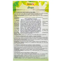 Ласощі Gimbi Drops для гризунів, дропси з кульбабою, 50 г - мініатюра 2