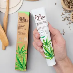 Зубна паста Ecodent Organic з конопляною олією 75 мл - мініатюра 2