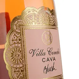 Вино ігристе Villa Conchi Cava Blush rose, 11,5%, 0,75 л (886012) - мініатюра 3