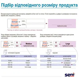 Підгузки для дорослих Seni Super Plus Еxtra large 30 шт. - мініатюра 4