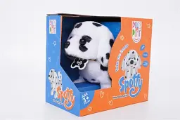 Интерактивная игрушка Pugs at Play Далматин 18х17х11 см белая