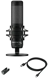 Мікрофон HyperX QuadCast S Black (HMIQ1S-XX-RG, G/4P5P7AA) [67623] - мініатюра 7