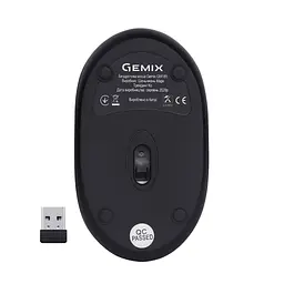 Мишка Gemix GM185 Wireless Black (GM185Bk) - мініатюра 6