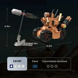 Конструктор Pantasy Metal Slug Металевий слимак серії SV-001TYPE-R (86232) - мініатюра 3