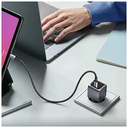 Зарядний пристрій Ugreen USB-C PD30W GaN X703 gray (35006) - мініатюра 11