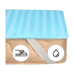 Наматрацник MirSon бавовняний Valentino Waterproof Cotton 272/1 80x160 см (2200000370587) - мініатюра 3