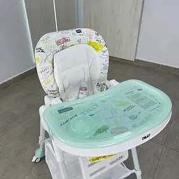 Дитячий стілець для годування з регулюванням спинки від 6 місяців до 3 років Bistro Menthol Tilly зелений - мініатюра 5