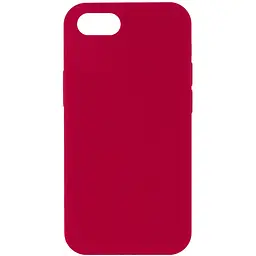 Чохол Silk Full Protective (AA) NO LOGO для Apple iPhone SE (2020) / 7 / 8 (4.7") Червоний / Rose Red
