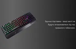 Ігрова клавіатура GamePro GPGK-398 Headshot USB RGB Black - мініатюра 5