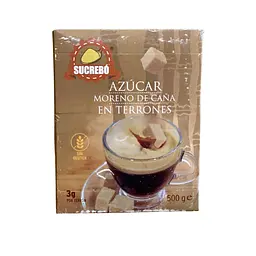 Цукор рафінад Sucrebo Azucar Moreno коричневий 500г (8435597200076)