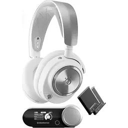 Ігрові навушники SteelSeries Arctis Nova Pro Wireless для Xbox/Playstation/PC White (61525) [129031] - мініатюра 9