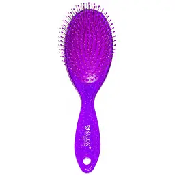 Щітка для волосся масажна Salon Professional 6803 A SL Фіолетова