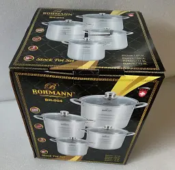 Набір каструль Bohmann BH-004 (8 предметів) - мініатюра 3