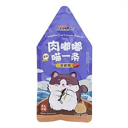 Вологий корм для котів Cattyman Cream Mousse Tuna 55г з тунцем, тріскою та куркою для кошенят та дорослих котів