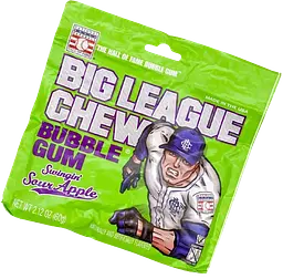 Жувальна гумка Big League Chew Bubble Gum зі смаком яблука 60г - мініатюра 4