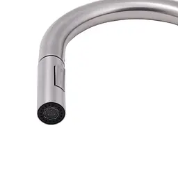 Змішувач для кухні Qtap Lenicka з висувним виливом QTLEN9138103UN Brushed Nickel PVD, Никель - мініатюра 4