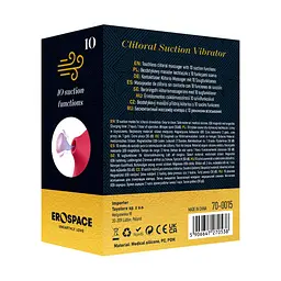 Вакуумний стимулятор Erospace Sweet Play Clitoral Suction Vibrator A15 - мініатюра 3