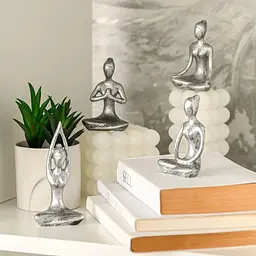 Декоративна статуетка MBM My Home Асана сіра (DH-ST-19-3 GRAY) - мініатюра 7