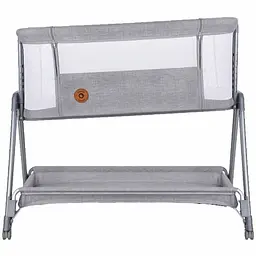 Ліжечко приставне Lionelo Luna Grey Concrete, сіре (LO-LUNA GREY CONCRETE) - мініатюра 4