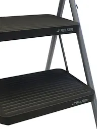 Драбина Rolser Taburete M/10 UNE 2 щаблі Antracita (MET003-1021) - мініатюра 4