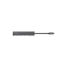 Концентратор Halyx Type-C to 4-Port USB-A 3.2 Grey Trust (24948_TRUST) - мініатюра 3