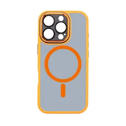Чехол для Apple iPhone 16 Pro, Unit MagSafe SE, оранжевый, с защитой камеры, MagSafe, противоударный, магнитный, панель-накладка с MagSafe, с поддержкой беспроводной зарядки, TPU+PC, защита всего корпуса, ударопрочный, ArmorStandart (ARM81148)